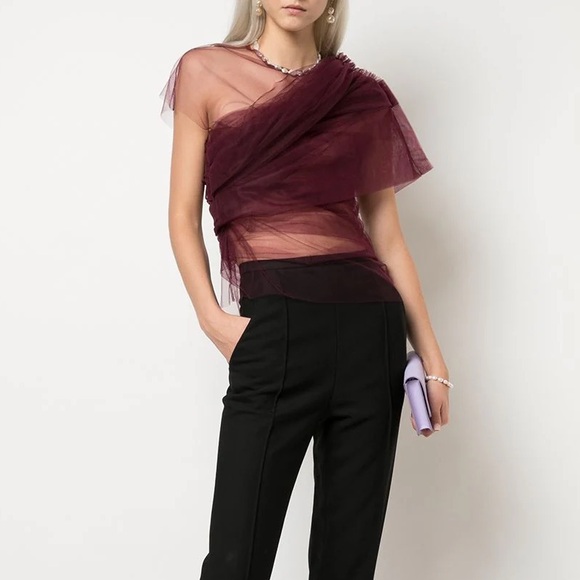 🪩SOLD🪩 KHAITE Gianna Tulle Top - Picture 10 of 11